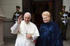 Popiežius užsuko į Prezidentūrą Popiežius užsuko į Prezidentūrą