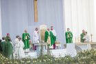 Popiežius Pranciškus meldėsi Santakos parke Popiežius Pranciškus meldėsi Santakos parke