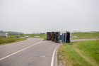 Nuvirtęs vilkikas prie IX forto Nuvirtęs vilkikas prie IX forto