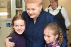 Prieš Velykas prezidentė aplankė Trakų bendruomenę Prieš Velykas prezidentė aplankė Trakų bendruomenę