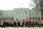 Pensininkų mitingas prie Prezidentūros Pensininkų mitingas prie Prezidentūros