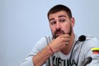 Lietuvos krepšinio rinktinės spaudos konferencija Lietuvos krepšinio rinktinės spaudos konferencija