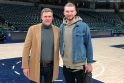 Dainius Adomaitis ir Domantas Sabonis.